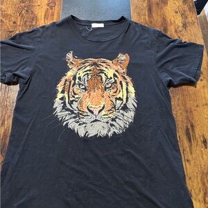Altar'd State Black Tiger Graphic Tee